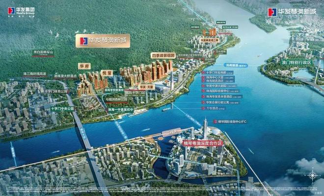 十字门！华发琴澳新城华府优惠巨袭！发布~售楼处预约电话(图2)