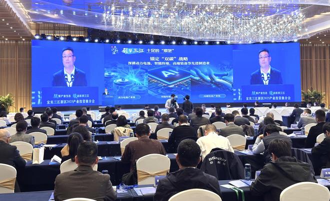 九游娱乐：借力2025世界动力电池大会宜宾三江新区引资24738亿元(图1)