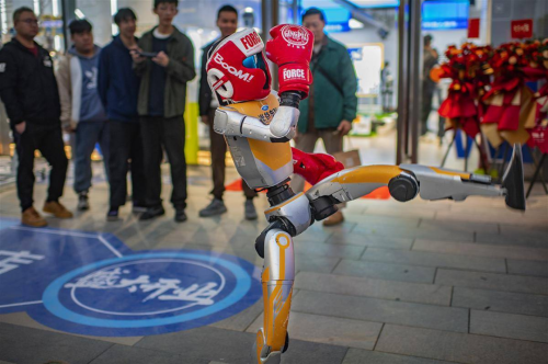 进厂打工没人要的机器人全在外面接商演。(图9)